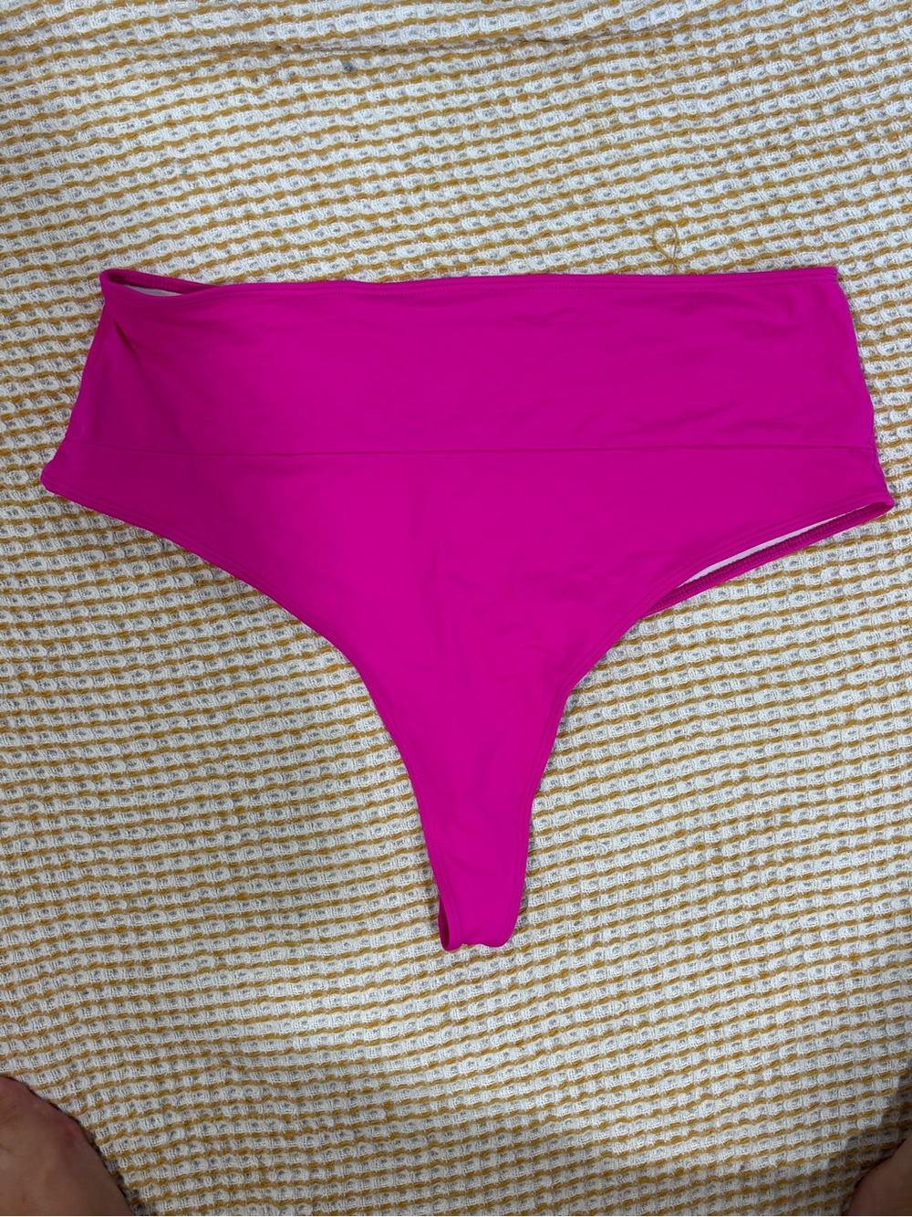 The Cheeky Bikini Women’s High-Waist Super Cheeky Bikini Bottom - Hot Pink sz 3x